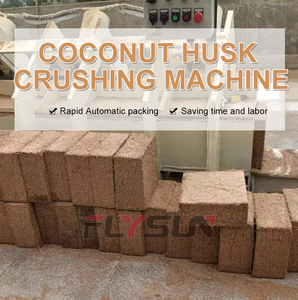 Papouasie-Nouvelle-Guinée prix d'usine bon marché machine à emballer de la tourbe coco-peat block coco peat block machine - Product Image 6