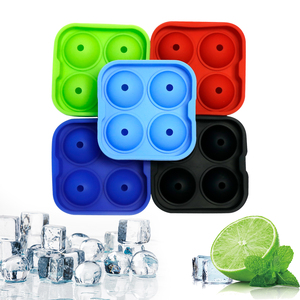 Allibaba Com منفذ مخصص من السيليكون ، كل مكعبات الثلج السيليكونية الدائرية بحجم 4 ، صينية من المصنع - Product Image 3