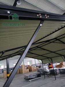 Vente flash : abri <span class=keywords><strong>de</strong></span> voiture en métal robuste 20x20, auvent <span class=keywords><strong>de</strong></span> voiture en acier directement <span class=keywords><strong>de</strong></span> l'<span class=keywords><strong>usine</strong></span> pour voitures, camions, bateaux - Product Image 5