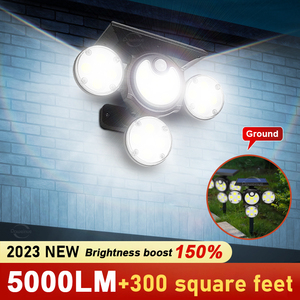 IP68 Solar Wall Lamp With Motion <b>Sensor</b> Waterproof Sunlight Floor Lamp Garden Decoration Courtyard Street Solar <b>Lights</b> Outdoor - Product Image 2