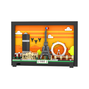 Wange 4925 <span class=keywords><strong>Paris</strong></span> City Postcard Peinture Murale en Patchwork à Petites Particules Décoration <span class=keywords><strong>Photo</strong></span> Créative à Suspendre Ensembles <span class=keywords><strong>de</strong></span> Blocs <span class=keywords><strong>de</strong></span> Construction - Product Image 6