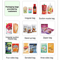 Machines d'emballage automatisées machine-d'emballage-de-sachet de thé doypack remplissage préfabriqué pesage de dos sachet de thé machine d'emballage horizontale