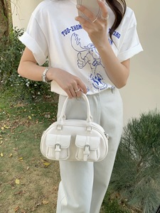 Ultima moda borsa in pelle per le donne giovani signore di lusso semplice chiusura a cerniera con manici - Product Image 3