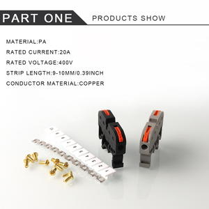 Đầu Nối Dây Khối Đầu Cuối <span class=keywords><strong>Din</strong></span> <span class=keywords><strong>Rail</strong></span> 211 Dây Dẫn Nối Nhanh Dây Dẫn Nối Nhỏ Gọn Đầu Nối Cáp Nhanh Dây Dẫn Nhỏ - Product Image 3