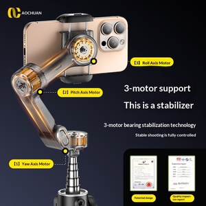 Aochuan X2 3- Cámara de Video para Teléfono, Trípode de Mano Antivibración, Control Remoto Inalámbrico, Estabilizador de Gimbal para Vlog en Vivo - Product Image 4