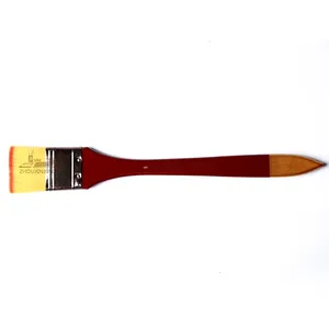 Ensemble de 5 pinceaux en nylon avec manche en bois pour peinture à l'huile, peinture à la <span class=keywords><strong>craie</strong></span> et peinture acrylique – Fournitures d'art - Product Image 4