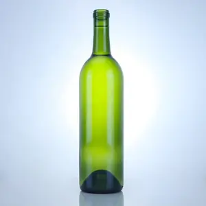 Factory supplier 700ml antique green empty champagne spirits alcohol rum gin oil beer glass bottle