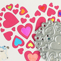 AAGU metallo taglio Die Scrapbook in rilievo Album carta invito decorazione cuore cavo Scrapbook Craft taglio muore
