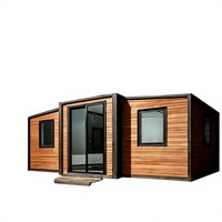 Maison préfabriquée pliable, maison modulaire en conteneur, cabane de vie moderne modulaire
