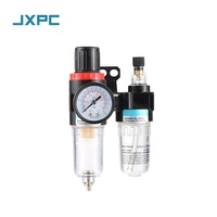 AIRTAC AFC2000 Kit de régulateur de pression de filtre à air pneumatique 1/4G Inch Filtre de compresseur d'outil pneumatique avec jauge et tasse de lubrification
