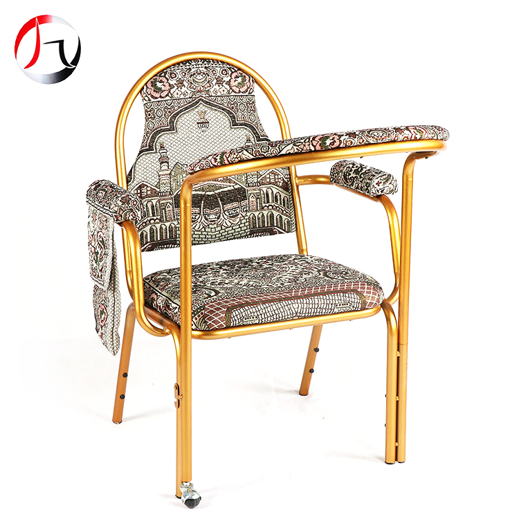 Распродажа, Штабелируемый металлический стул Салаха, исламские молитвенные стулья для мусульманской церкви