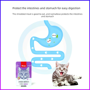 80g Wanpy Hot-Selling Vitality and Nutrition Fresh Sealed Pack <b>Cat</b> Chicken Tuna Salmon Pet <b>Cat</b> Wet Food - Product Image 6