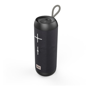 Wireless Bluetooth Speaker Cylindrical Portable Fabric Waterproof With Wireless Charger For Mobile Phone - Product Image 2