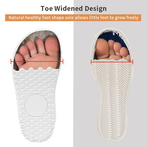 Offre Spéciale vente en gros fabricant de chaussures personnalisées en plein air décontracté en cuir véritable fantaisie pieds nus enfants chaussures unisexe doublure de semelle intermédiaire en Pu - Product Image 6