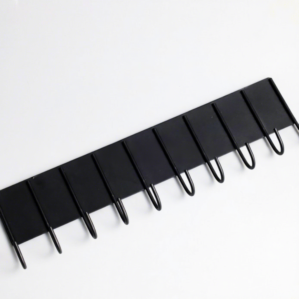 Ten rows of hook black single pp bag BLACK