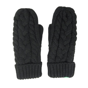 Mitaines Jacquard Mitaines Pas Cher Noir Logo Personnalisé <span class=keywords><strong>Hiver</strong></span> Femmes pour Gants Extérieurs Mitaines - Product Image 2