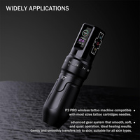 Machine à tatouer sans fil EZ P3 Pro en gros avec entraînement oscillant, course réglable de 2,0 à 4,2 mm, écran OLED, batterie 1600 mAh