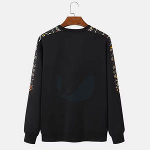 เสื้อสเวตเตอร์ขนแกะขนาดพลัสไซส์สำหรับผู้ชายเสื้อมีฮู้ดสีเรียบดีไซน์โลโก้แบบกำหนดเองทนทาน - Product Image 2