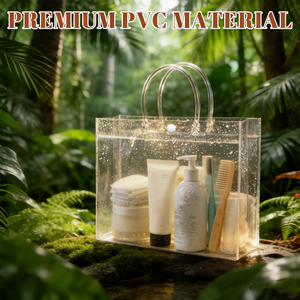 Bolsas de Regalo Transparentes de PVC con Asas, Bolsa de Plástico Reutilizable para Regalos, Bodas, Compras, Detalles, Negocios - Product Image 4