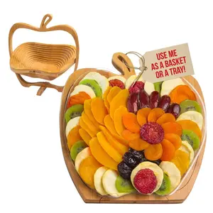 Trocken frucht Geschenk korb Gesunde Gourmet Snack Box Holiday Food Tray Sorten Snacks