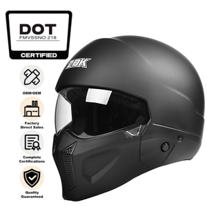 <span class=keywords><strong>Casco</strong></span> Personalizado de Alta Calidad al por Mayor, con Certificación DOT, Protector de Barbilla <span class=keywords><strong>Desmontable</strong></span>, Ventilado, 3 en 1, para Motociclismo - Product Image 1
