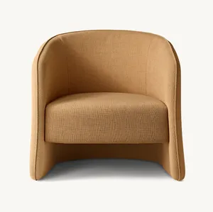 GIA Modern Living Room Single Sofa Minimalist Armchair Contemporary Bedroom Fabric Sofa Soft Leisure Chair For Indoor Villa