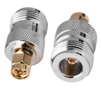 Kit de adaptador coaxial SMA a N macho a hembra conector coaxial de 4 tipos adaptador de antena convertidor de prueba conectores de adaptador coaxial RF
