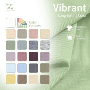 Tissu extensible respirant <span class=keywords><strong>anti</strong></span>-rides en viscose et élasthanne côtelé mat 260 g/m² avec protection <span class=keywords><strong>UV</strong></span>, écologique, idéal pour les hauts et t-shirts d'été - Product Image 5
