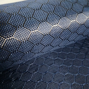 Sản Xuất Nomex Vải Hỗn Hợp Tự Làm Màu Vàng Tổ Ong 12K Độ Bền Cao 3K 240G Vải Hầm Bằng Sợi Carbon - Product Image 4