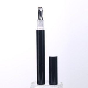 <b>Cosmetic</b> <b>Packaging</b> Metal <b>Tube</b> Lip Gloss Refill With Rotating Brush Tip For Makeup Application - Product Image 2