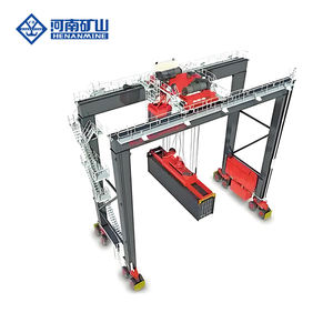 40 tonnes 45 tonnes Conteneur d'expédition Grue <span class=keywords><strong>de</strong></span> levage Pneu en caoutchouc Conteneur <span class=keywords><strong>Portique</strong></span> Grue Prix - Product Image 3