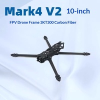 Mark4 V2 Edition 10 pouces FPV Crossing Machine, Pièces de montage de cadre en fibre de carbone pour modèles réduits d'avions (Guangdong Chine)