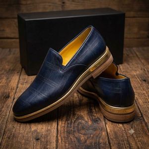 Mocasines de cuero de primera calidad para hombre, zapatos casuales de negocios, transpirables, cómodos, formales, para caminar. - Product Image 3