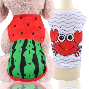 Cartoon Print Mesh Teddy Bichon Pomeranian Clothing Supplies Pet Kitten Vests Dog <strong>Cat</strong> <strong>Clothes</strong> <strong>for</strong> Spring Summer New Year's - Product Image 4