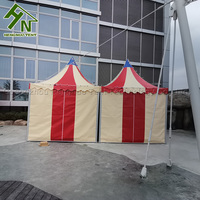 Tentes de pagode d'auvent colorées extérieures personnalisées de 3x3m avec des cadres antirouille d'alliage d'aluminium