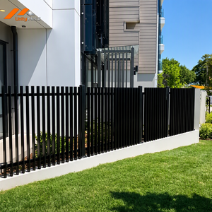 Panneau de clôture en aluminium à lattes horizontales, résistant aux intempéries, pour projet de cour de villa moderne - Product Image 4
