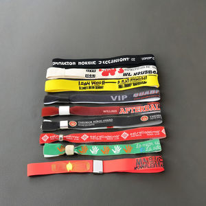 Tessuto di seta promozionale Clip di raso nastro biodegradabile tessuto tessuto tessuto braccialetti per eventi Festival musicali - Product Image 3