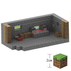 Personnalisation de la construction créative My World Magnetic Sets House Building Blocks 3D Cube <span class=keywords><strong>Puzzle</strong></span> - Product Image 1