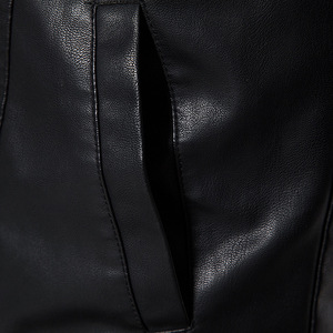 Giacca di <span class=keywords><strong>pelle</strong></span> di nuovo stile per gli uomini <span class=keywords><strong>abbigliamento</strong></span> in <span class=keywords><strong>vera</strong></span> <span class=keywords><strong>pelle</strong></span> per l'autunno e l'inverno. Cappotto da motociclista con risvolto da uomo in stile europeo. - Product Image 4