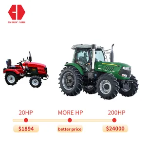 Tractor chino de gran potencia, 200hp, 200wd, 20hp, 90hp, 200 hp, tractor agrícola weifang
