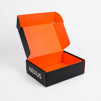 Petite boîte d'emballage personnalisée pour l'expédition avec logo, boîte de courrier ondulée, boîte d'emballage imprimée pour l'expédition des petites entreprises