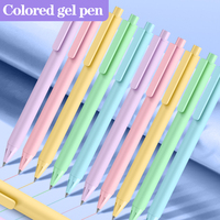 Stylos à encre gel rétractables avec logo personnalisé, pointe de 0,5 mm, 5 couleurs vibrantes pour le journalisation, la prise de notes, le dessin, les étudiants, la papeterie scolaire