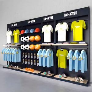 Fabbrica Outlet in metallo appendiabiti da pavimento abbigliamento sportivo da ballo scarpe da esposizione stand per negozio sportivo - Product Image 5