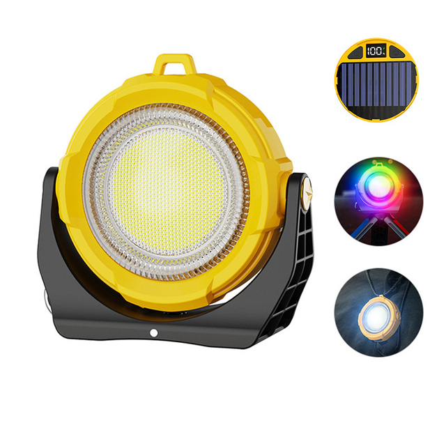 COB LED Mini Flashlight Super Bright EDC Keychain Light Outdoor Emergency Camping Pocket Lamp With Tail Magnet Hook RGB Lamp