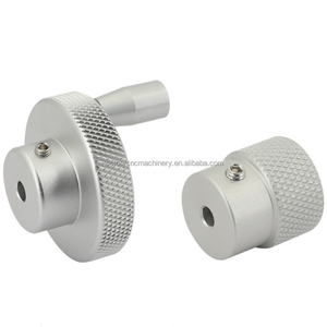 Lathe Handwheel 80mm Aluminum Alloy Hand Wheel With Crank Handle For 7x12