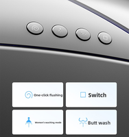 Nouvel Arrivage – WC intelligent en céramique LODI LD-STS5 à poser au sol avec fonction de lavage féminin automatique, séchage à air chaud et design moderne