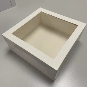 Popular and Common Use Recyclable Cake <b>Box</b> with Embossing and Separate Lid and <b>Box</b> - Product Image 4