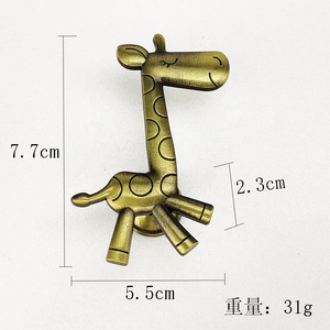 Perillas de Gabinete con Forma de Jirafa, Tiradores de Cajones para Niños y Mascotas, Perillas de Animales - Product Image 6
