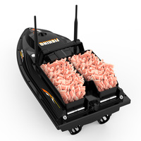 Bateau de pêche à la carpe RC intelligent Flytec V600 GPS haute puissance avec 200 points GPS, retour automatique, capacité de 3 kg, étanche, portée de 500 m