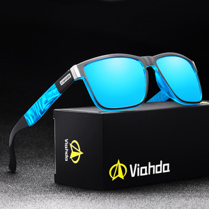 Gafas <span class=keywords><strong>de</strong></span> Sol Polarizadas Deportivas para Hombre, Marca Viahda, Diseño <span class=keywords><strong>de</strong></span> Espejo Cuadrado, Protección UV400, Montura <span class=keywords><strong>de</strong></span> PC, <span class=keywords><strong>Lentes</strong></span> TAC, Ideales para Conducir y Pescar en <span class=keywords><strong>Verano</strong></span> - Product Image 1